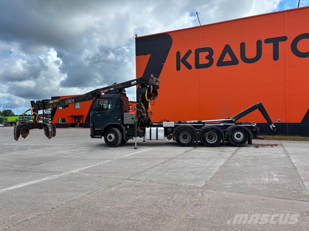 Volvo FM 410 8x4*4 BERGER L110 / HYVALIFT L=5700 mm Vlakke laadvloer met kraan
