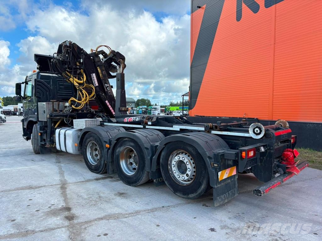 Volvo FM 410 8x4*4 BERGER L110 / HYVALIFT L=5700 mm Vlakke laadvloer met kraan