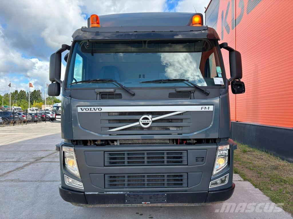 Volvo FM 410 8x4*4 BERGER L110 / HYVALIFT L=5700 mm Vlakke laadvloer met kraan