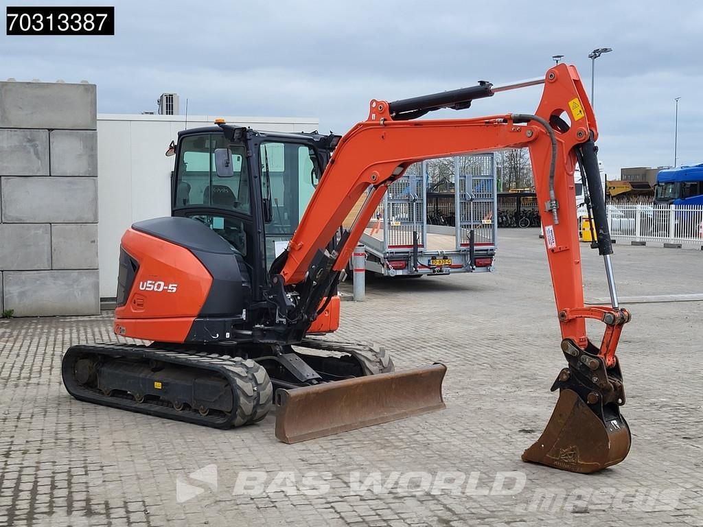 Kubota U50-5 3 Buckets Міні-екскаватори < 7т
