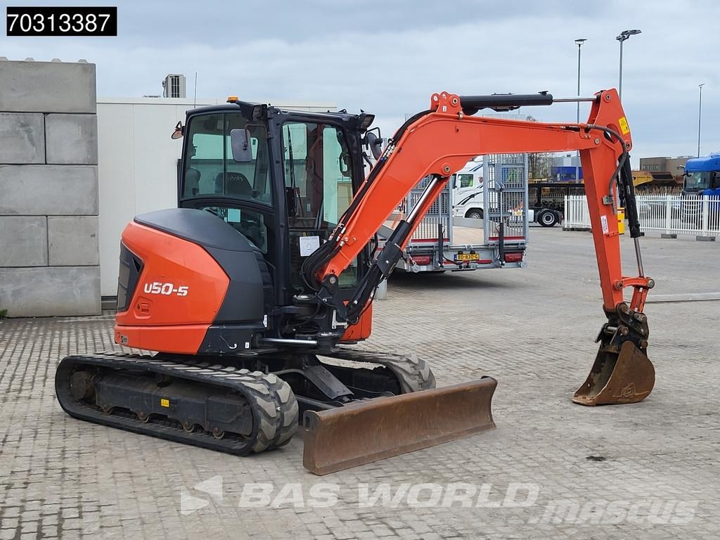 Kubota U50-5 3 Buckets Міні-екскаватори < 7т