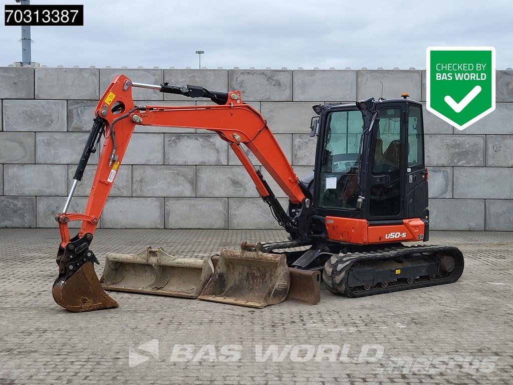 Kubota U50-5 3 Buckets Minigraafmachines < 7t