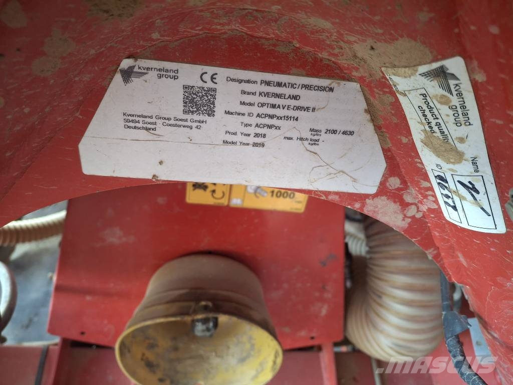 Kverneland Optima 6 E ماكينات البذر الدقيق