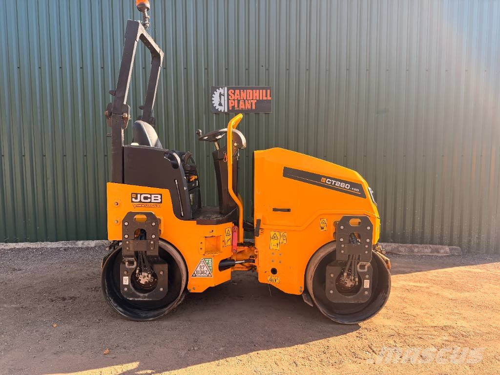 JCB CT 260-120 Twin Drum Roller Divvalču grunts veltņi