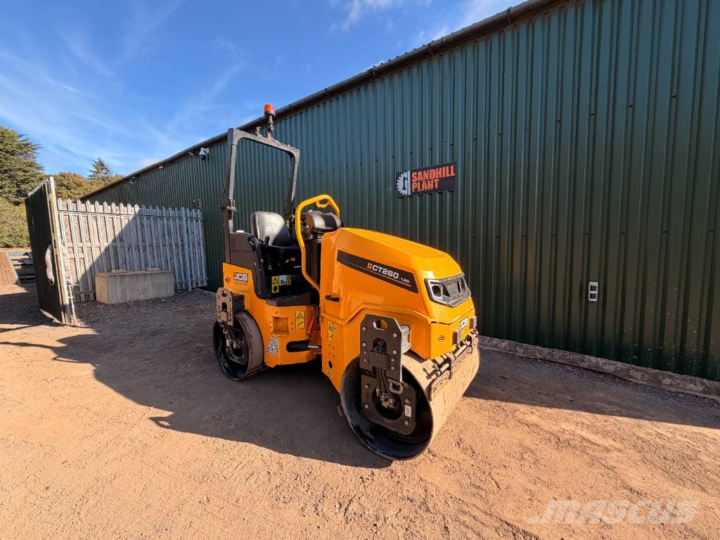 JCB CT 260-120 Twin Drum Roller Divvalču grunts veltņi