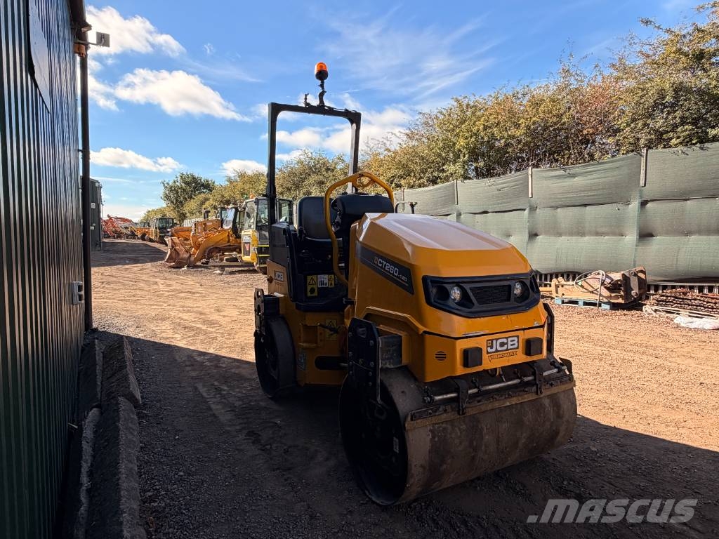 JCB CT 260-120 Twin Drum Roller Divvalču grunts veltņi