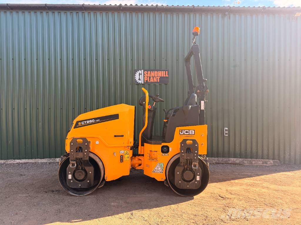 JCB CT 260-120 Twin Drum Roller Divvalču grunts veltņi