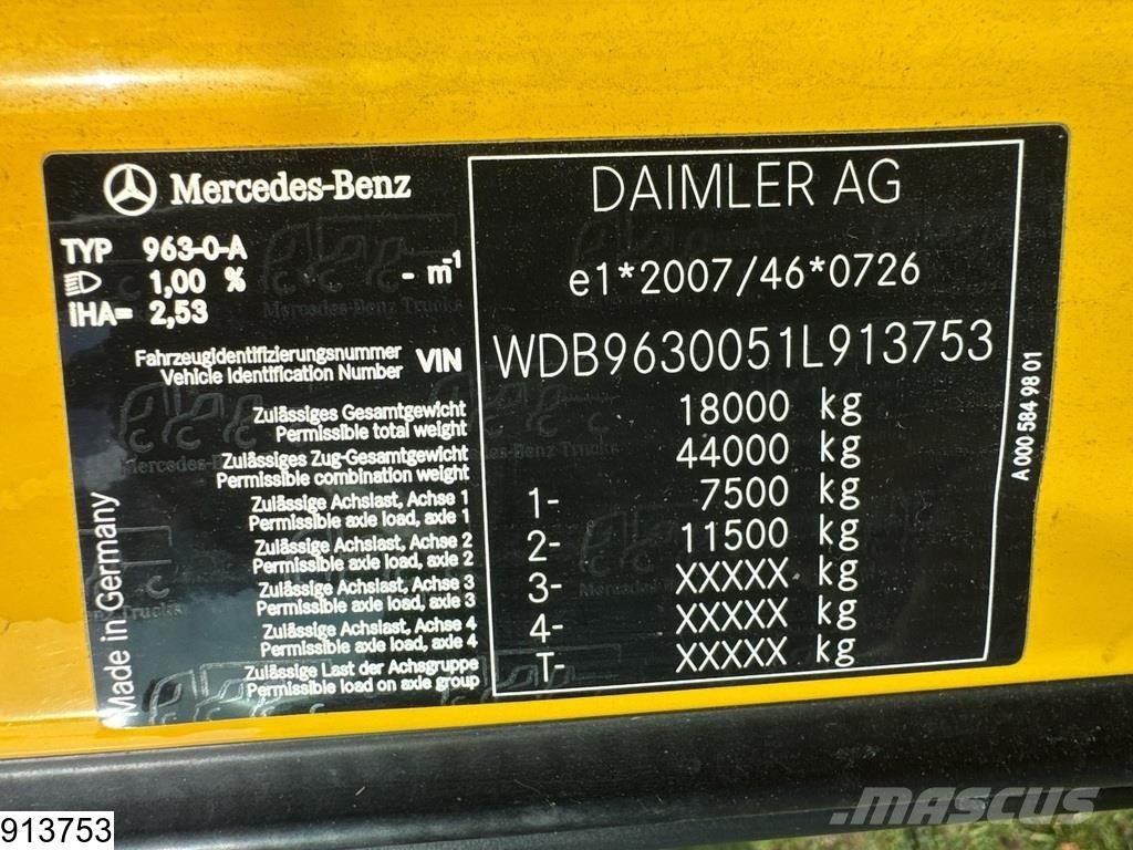 Mercedes-Benz Actros 1843 EURO 6, Kässbohrer, Combi, Supertrans Oprijwagen