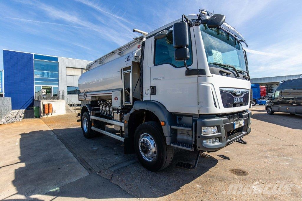 MAN TGM 18.340 4X4 + CM 12.000L+4COMP. Kamioni cisterne