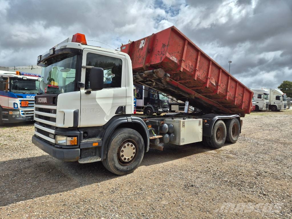 Scania 124C 6x2 //steel suspension /Hub reduction/ Robson Kipper
