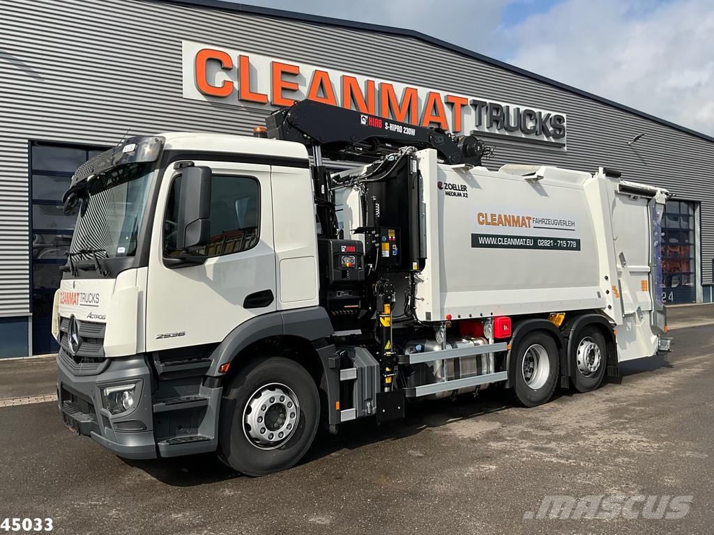 Mercedes-Benz Actros 2536 Hiab 23 Tonmeter laadkraan Jäteautot