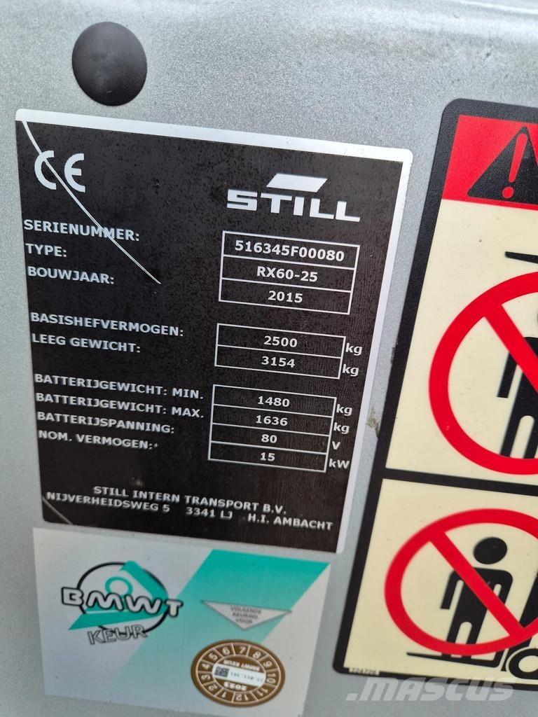 Still Rx60-25 elktrische heftruck zeer netjes Stivuitor electric
