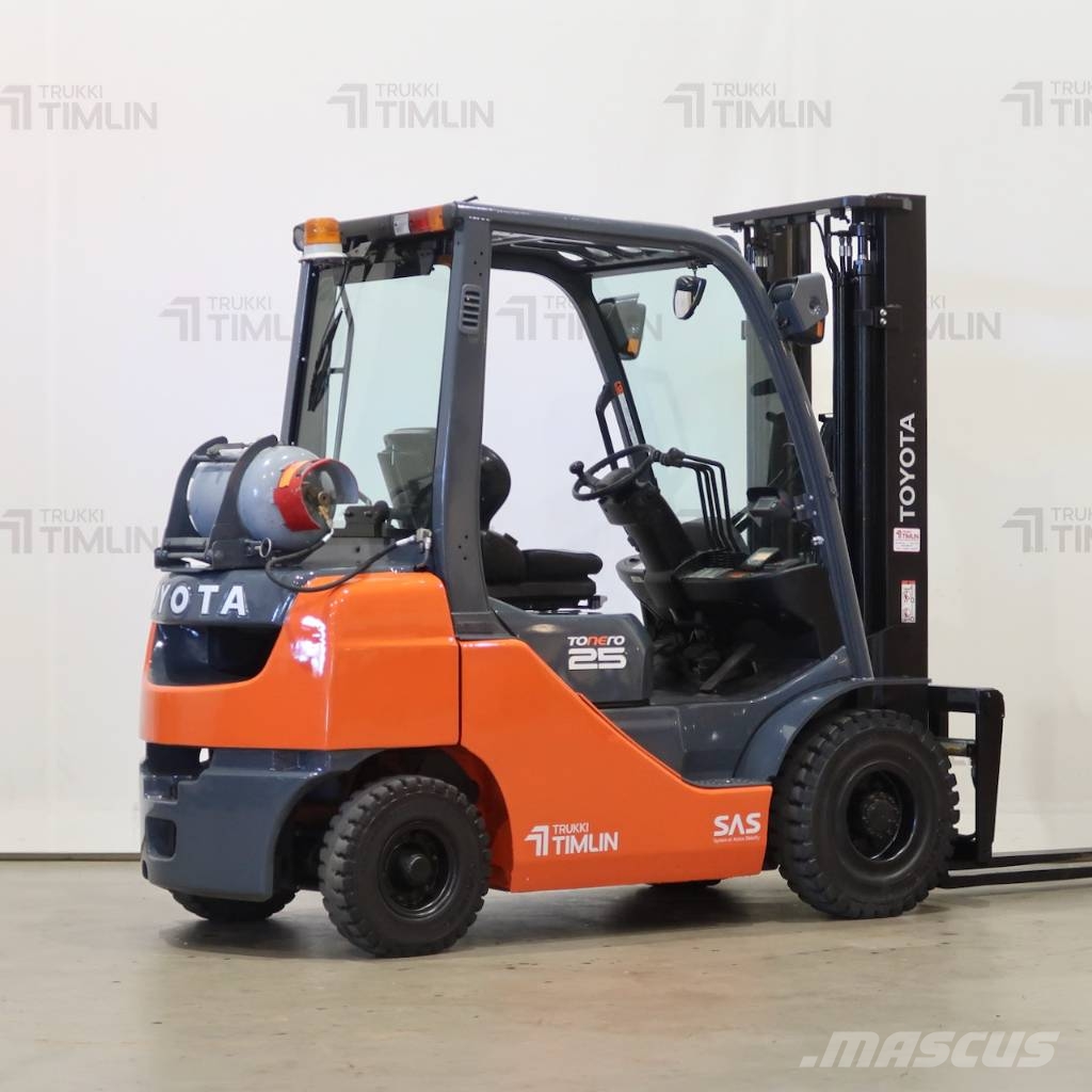 Toyota 02-8FGF25 LPG gaffeltrucks