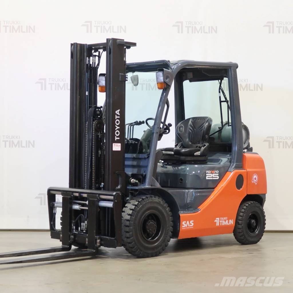 Toyota 02-8FGF25 LPG gaffeltrucks