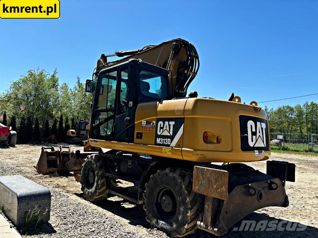 CAT 313 | KOPARKA KOŁOWA 2014R. | JCB JS 145 CAT 315 3 Ratiniai ekskavatoriai