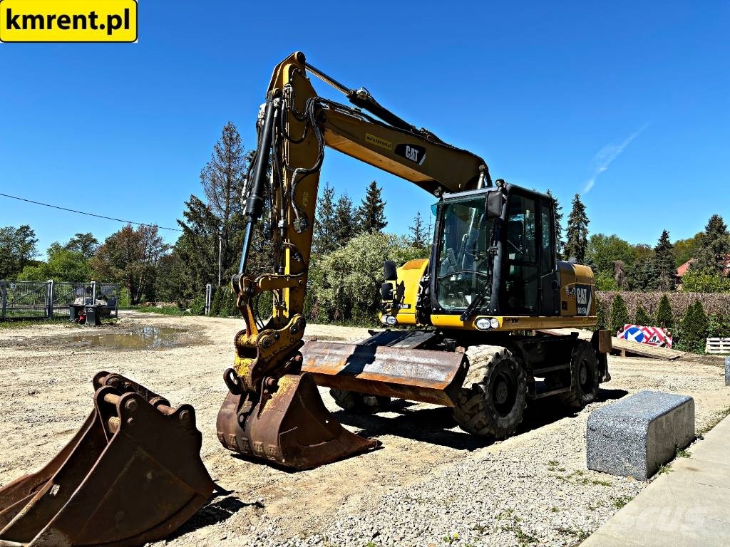 CAT 313 | KOPARKA KOŁOWA 2014R. | JCB JS 145 CAT 315 3 Ratiniai ekskavatoriai