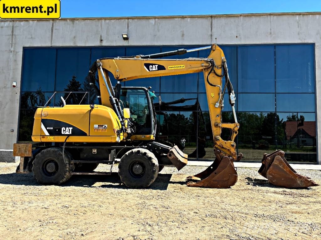 CAT 313 | KOPARKA KOŁOWA 2014R. | JCB JS 145 CAT 315 3 Ratiniai ekskavatoriai