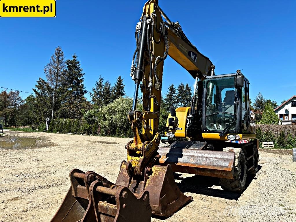 CAT 313 | KOPARKA KOŁOWA 2014R. | JCB JS 145 CAT 315 3 Ratiniai ekskavatoriai