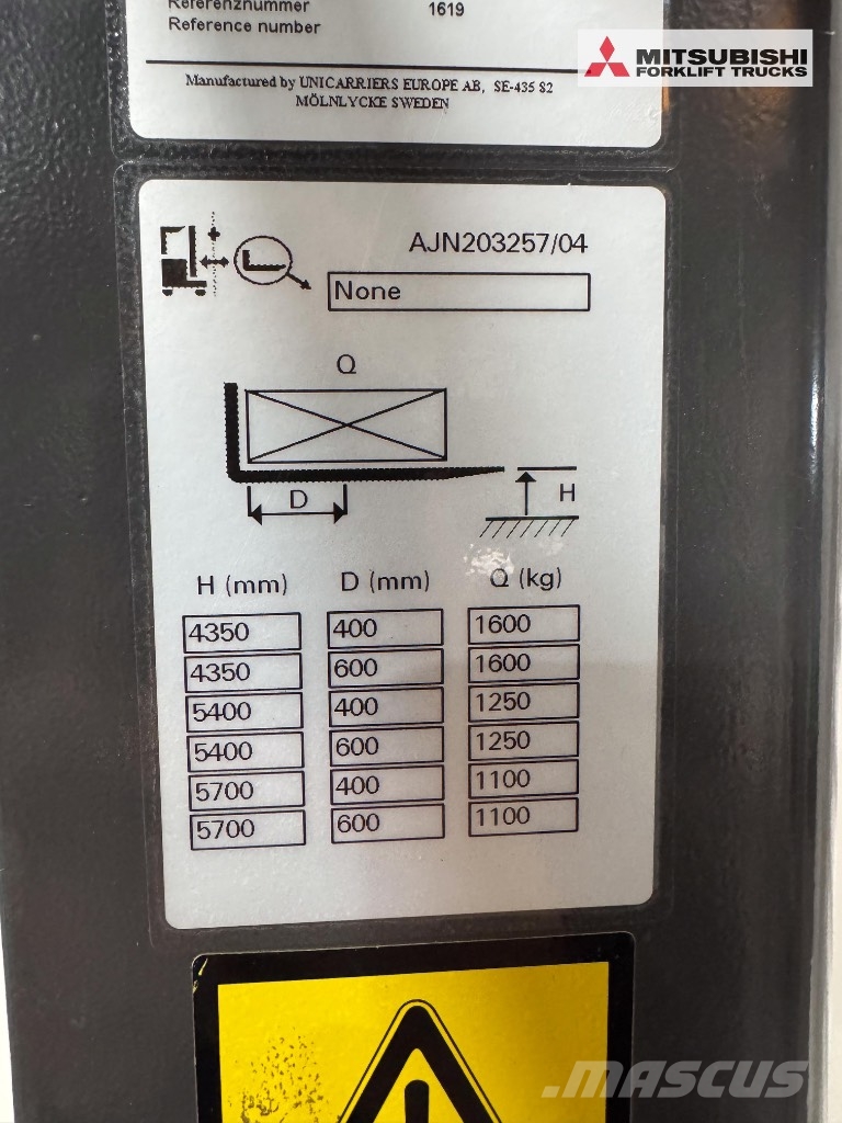 UniCarriers AJN 160 SDTFVS570 - Fahrerstandstapler - Seitenstapler