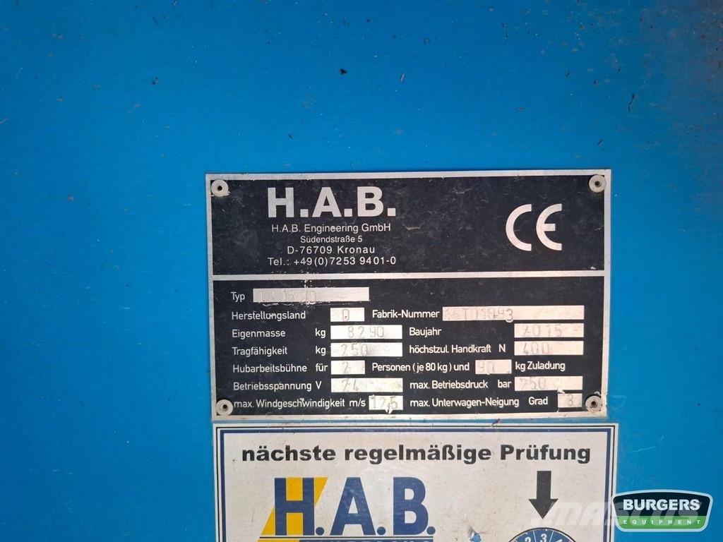 HAB TR 16 J D Nacelles télescopiques