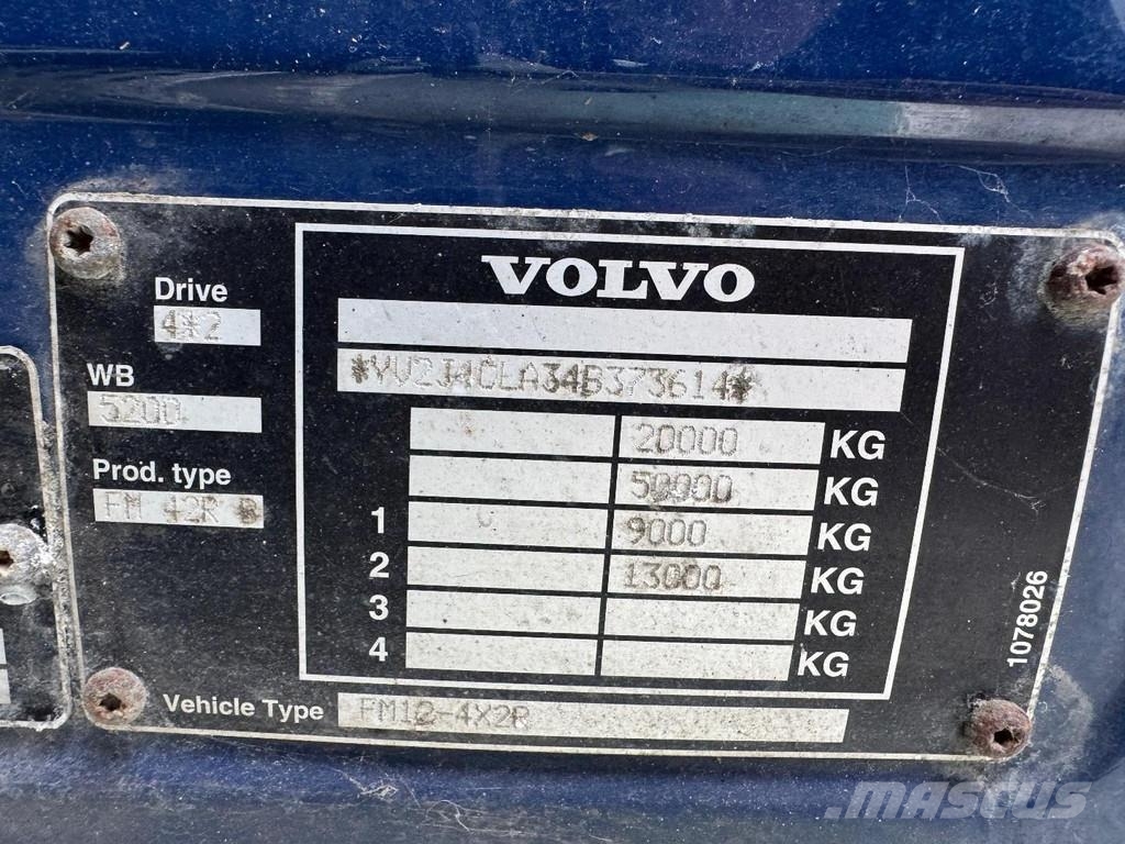 Volvo FM 340 4X2 + TRS + 1500 KG LIFT Koelwagens