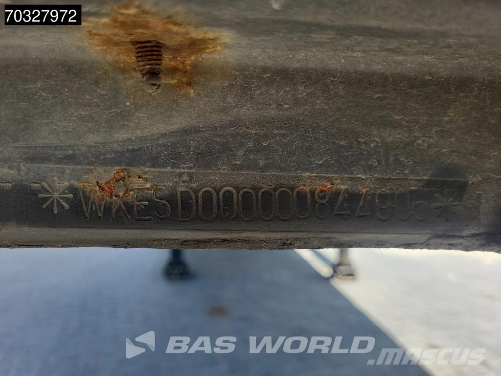 Krone SD 3 axles Closed نصف مقطورات ذات هيكل صندوقي