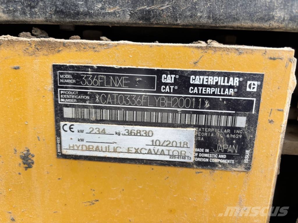 CAT 336 F LN XE Lánctalpas kotrók