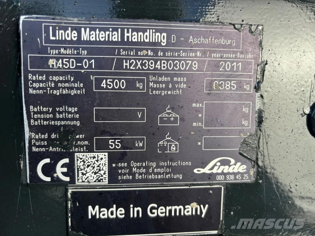 Linde H45 Heftruck Diesel شاحنات الديزل