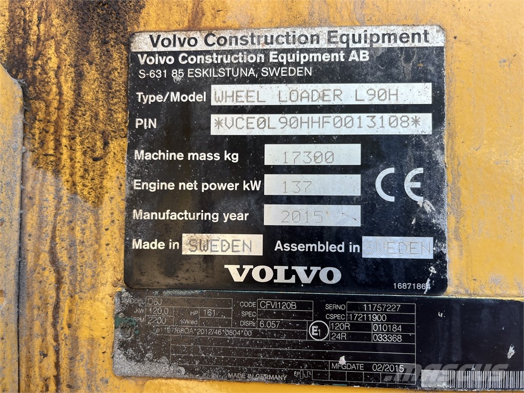 Volvo L 90 H Radlader