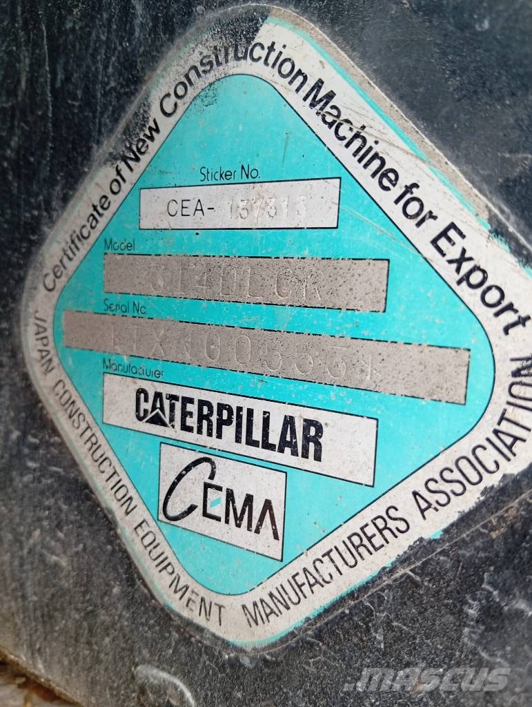 CAT 314 D LCR Vikšriniai ekskavatoriai
