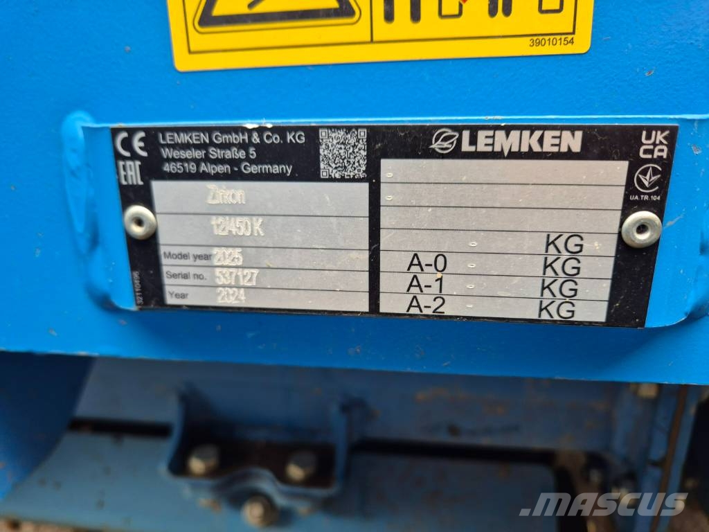 Lemken Zirkon 12/450K + Solitair 9/450K 콤비네이션 드릴