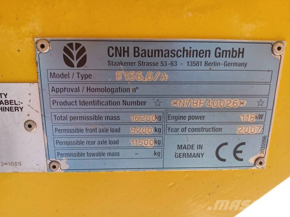 New Holland F 156.6 A Grejderi
