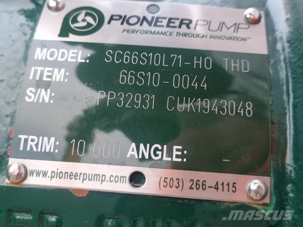 Pioneer PUMP SC66S10L71-HO THD Waterpumps