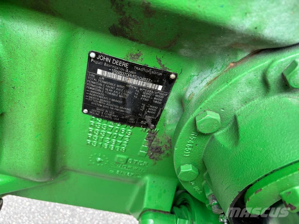 John Deere 8370 R Tractores