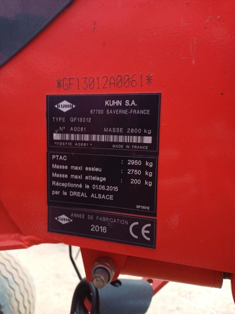 Kuhn GF 13012 Kombine tirmiklar