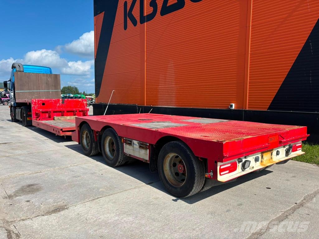 Broshuis 3AUD-44 EXTENDABLE / LAST AXLE STEERED Semi-trailer blokvogn