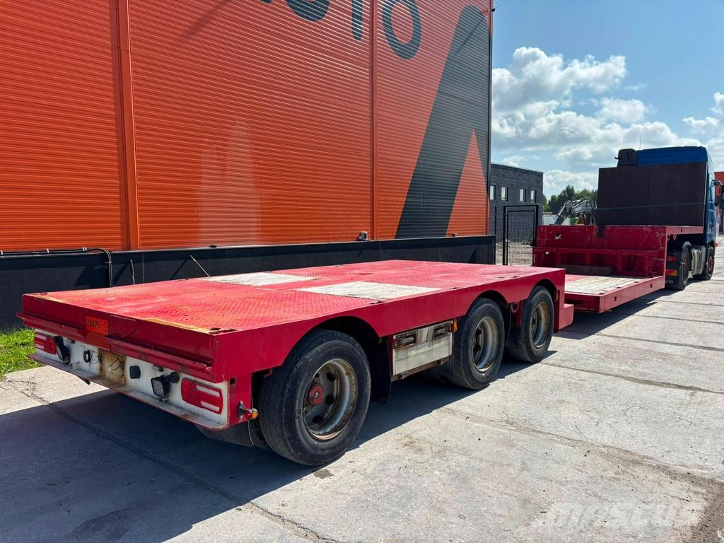 Broshuis 3AUD-44 EXTENDABLE / LAST AXLE STEERED Semi-trailer blokvogn
