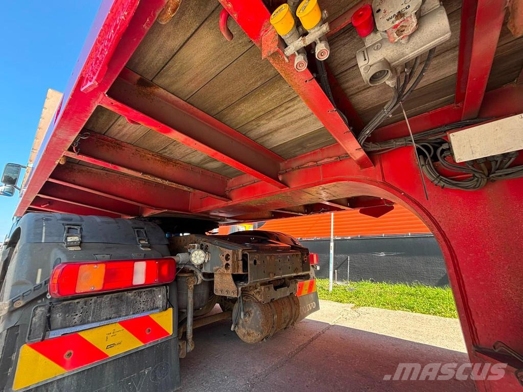 Broshuis 3AUD-44 EXTENDABLE / LAST AXLE STEERED Semi-trailer blokvogn