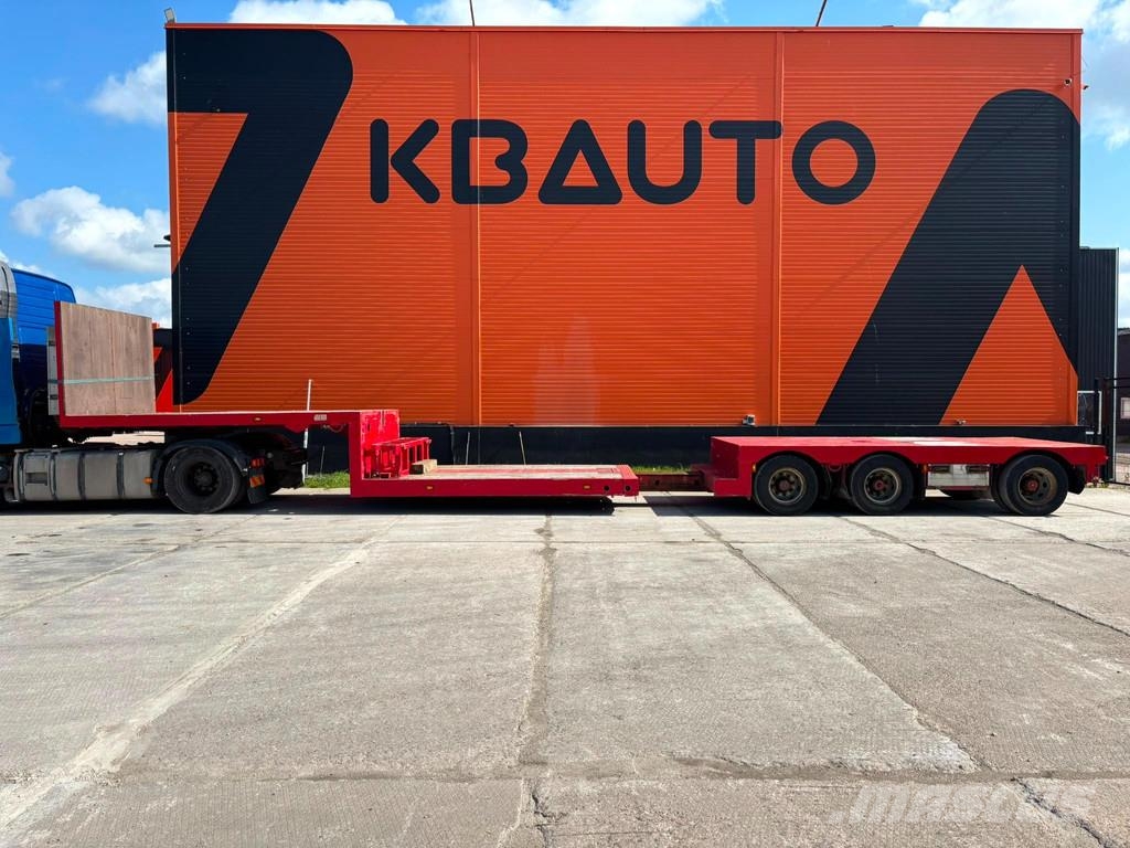 Broshuis 3AUD-44 EXTENDABLE / LAST AXLE STEERED Semi-trailer blokvogn