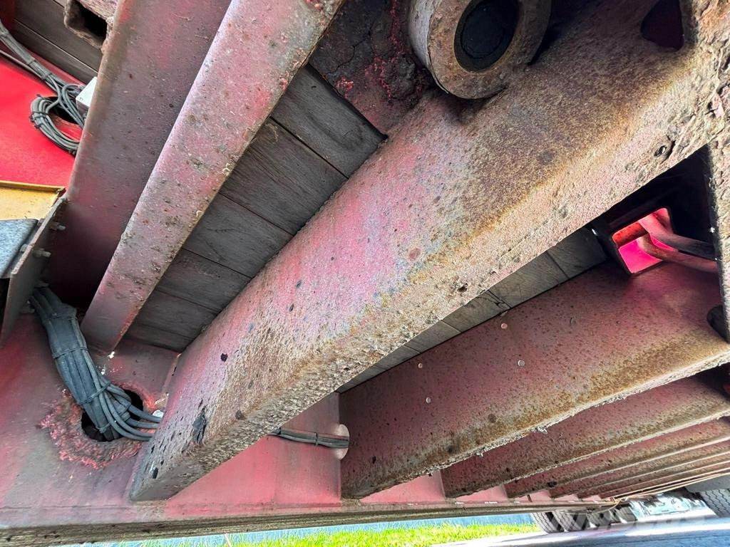 Broshuis 3AUD-44 EXTENDABLE / LAST AXLE STEERED Semi-trailer blokvogn