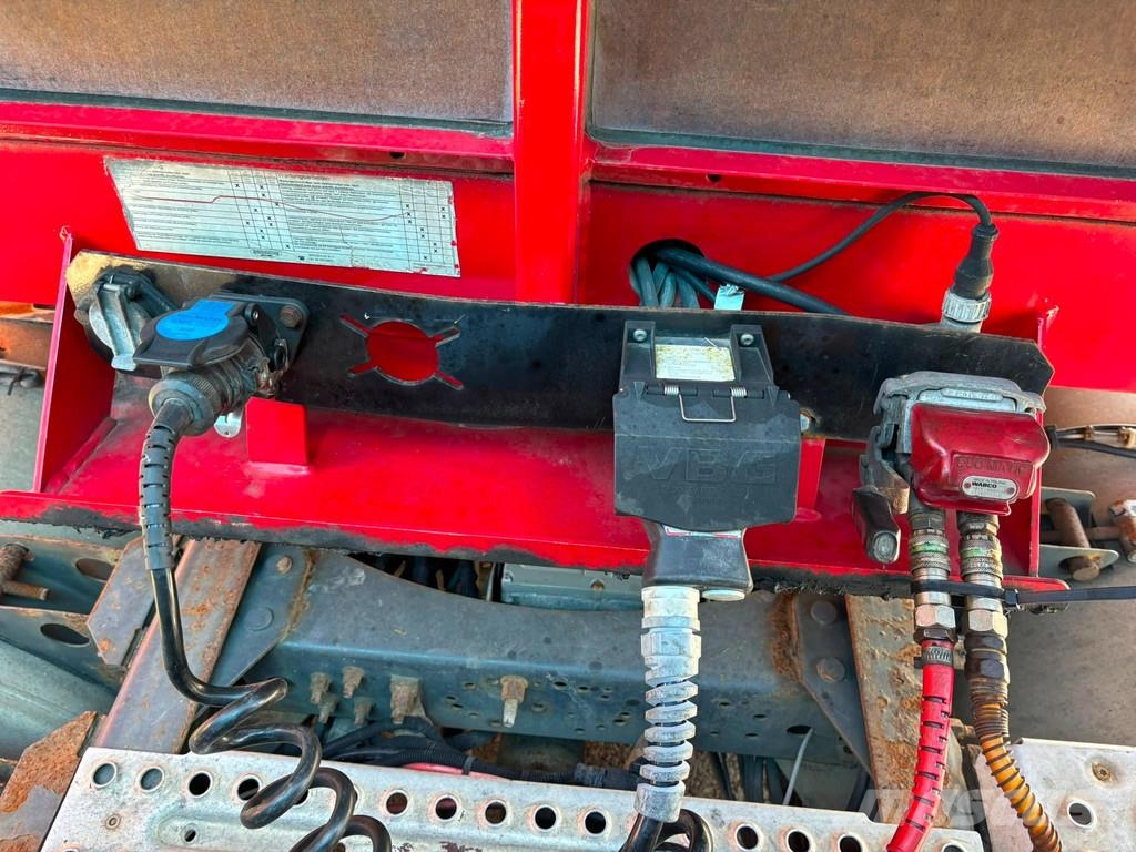 Broshuis 3AUD-44 EXTENDABLE / LAST AXLE STEERED Semi-trailer blokvogn