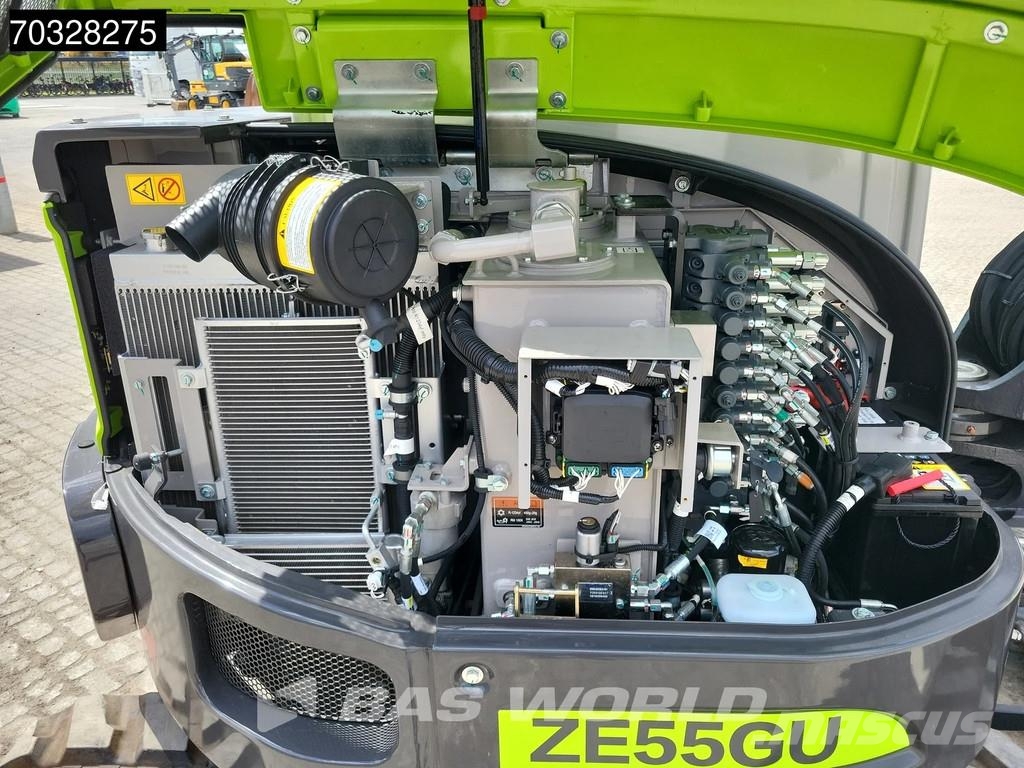 Zoomlion ZE55 GU KUBOTA ENGINE - CE CERTIFIED - PRICE ON RE حفارات صغيرة أقل من 7 طن (حفارات صغيرة)