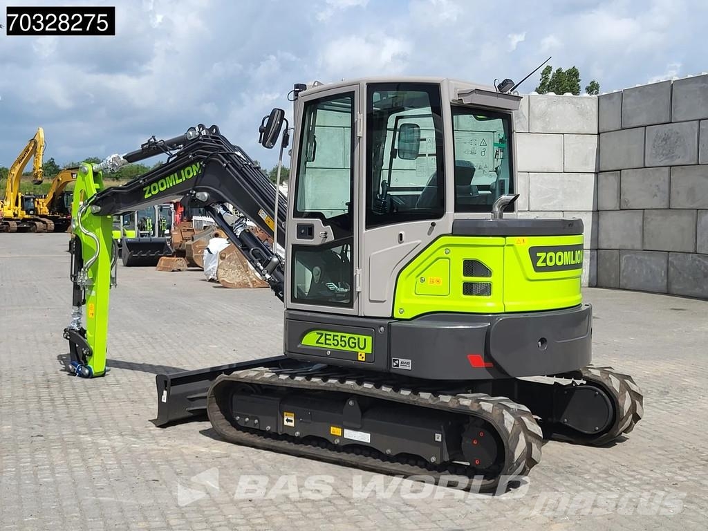 Zoomlion ZE55 GU KUBOTA ENGINE - CE CERTIFIED - PRICE ON RE حفارات صغيرة أقل من 7 طن (حفارات صغيرة)
