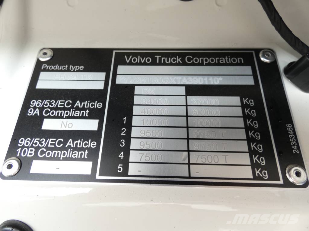 Volvo FH 540 8x4 Nosturiautot