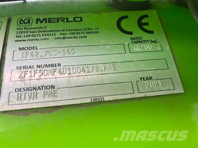 Merlo TF 42.7 CS-145 مناولات متداخلة