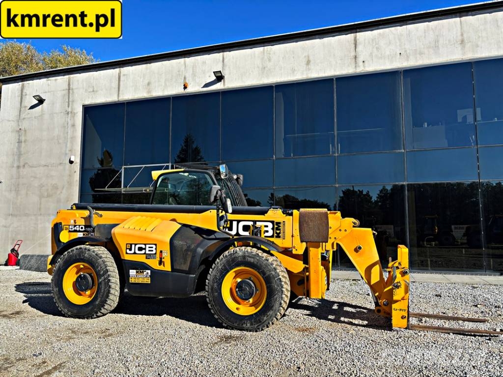 JCB 540-180 ŁADOWARKA TELESKOPOWA 2017R. | JCB 535-140 Teleskoplæssere