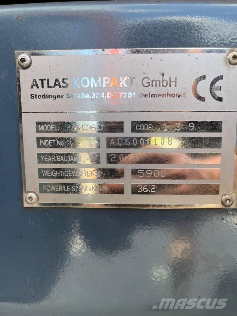 Atlas AC60B Mini Escavadoras <7t
