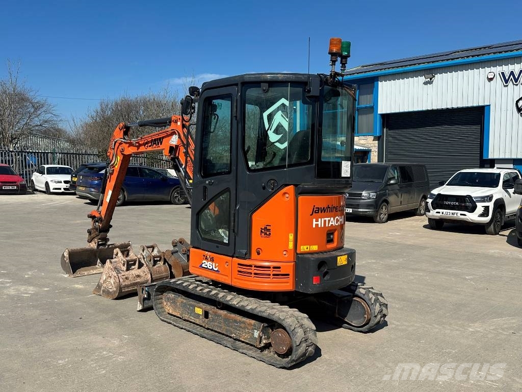 Hitachi ZX 26 U-6 Міні-екскаватори < 7т