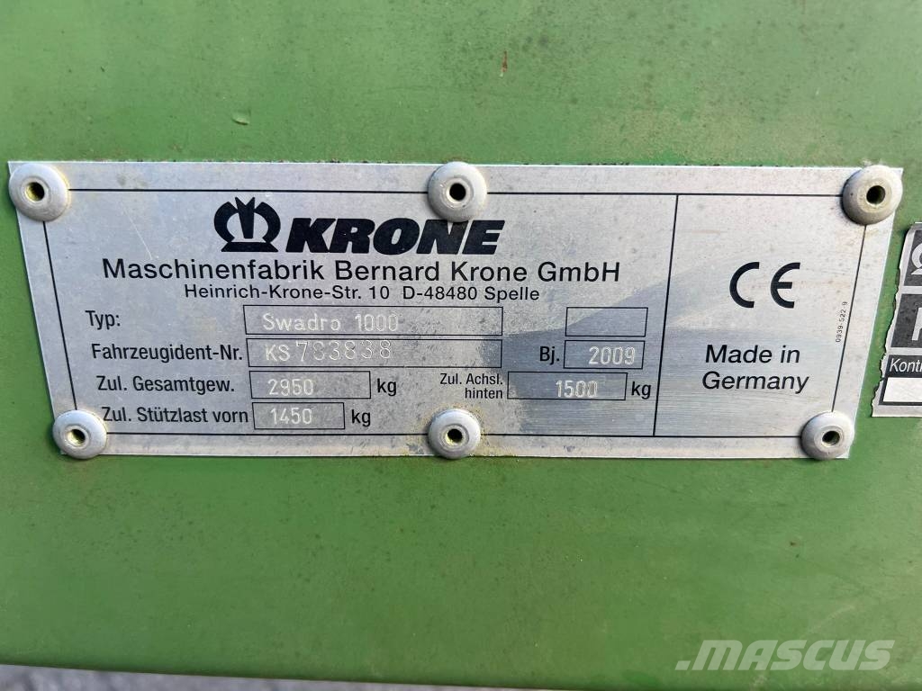 Krone Swadro 1000 Vālotāji