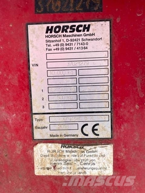 Horsch Cruiser 6 XL Култиватори